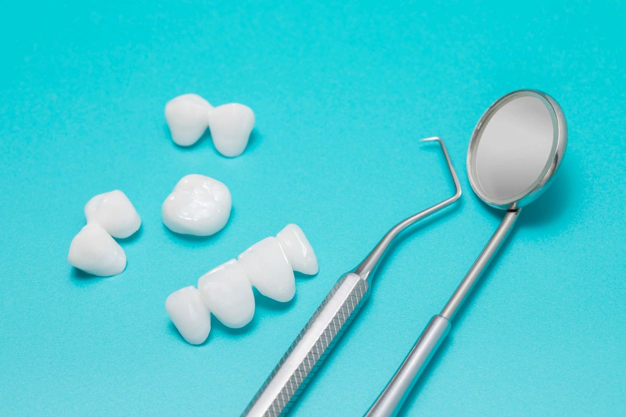 Dentist examining a patient's teeth during a dental checkup